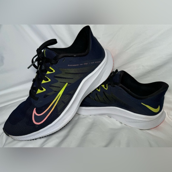 Nike Quest 3 CD0232-401 Blue Athletic Running Shoes Sneakers Women’s Size 8.5 - Picture 1 of 4